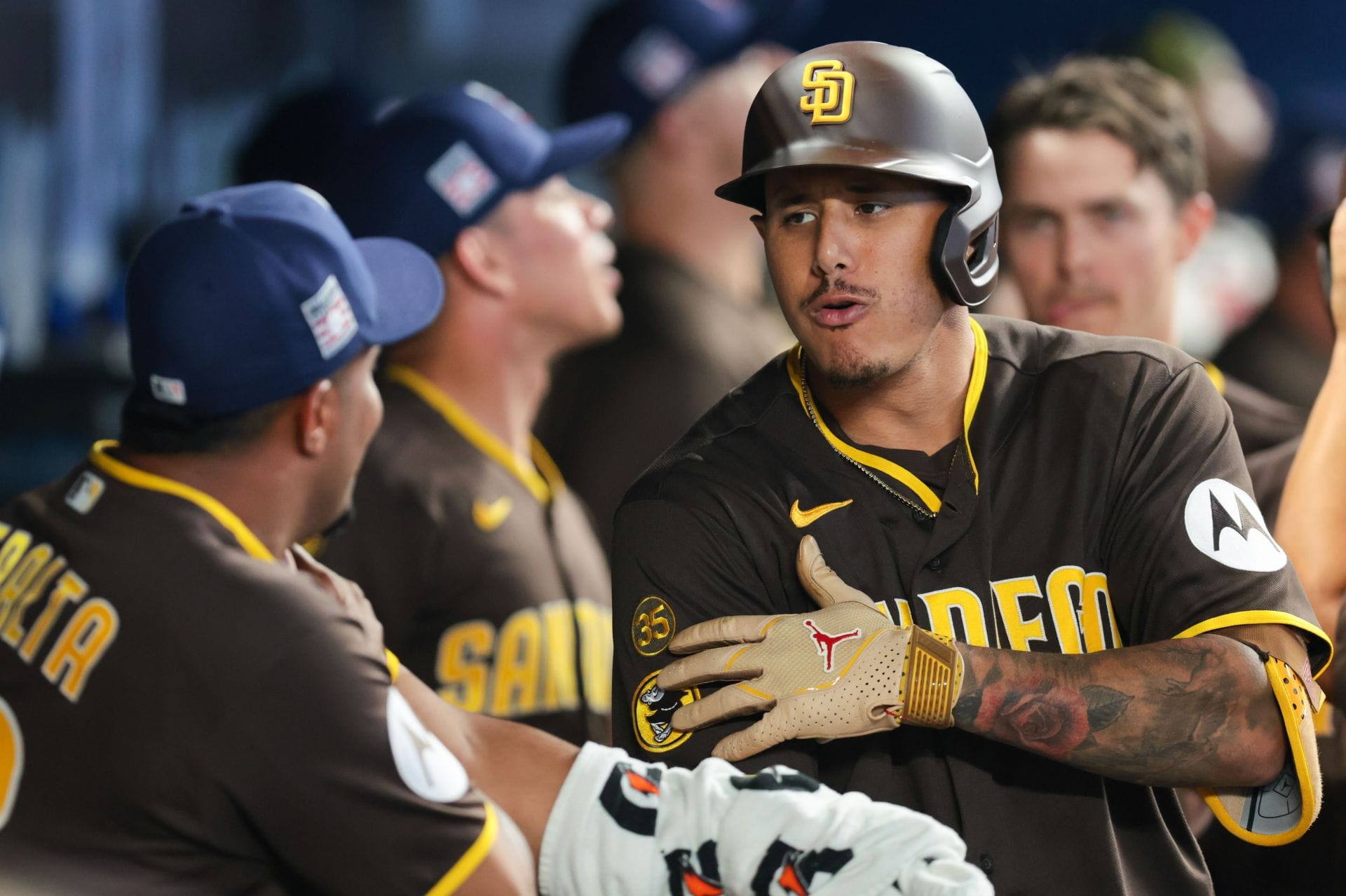Third baseman for the San Diego Padres.